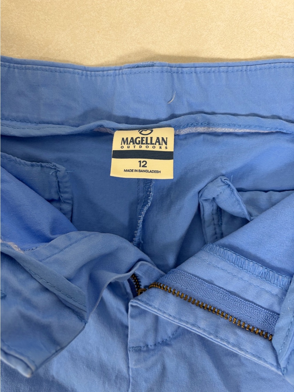 Magellan Outdoors Sky Blue Casual Shorts